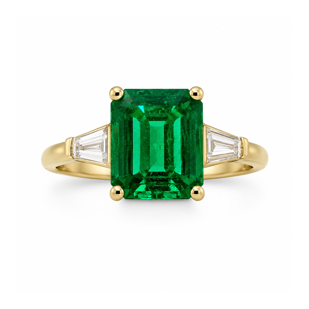 Anillo Esmeralda Imperial